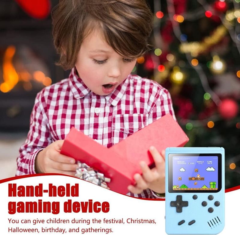 500 klassische Spiele Handheld Retro Video FC Spielkonsole Player Für Kinder Erwachsene_voghion.com