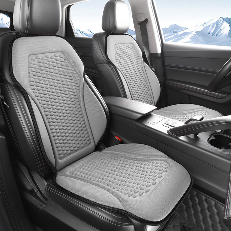 1 pezzo di tessuto estivo con motivo 3D in rilievo, effetto rinfrescante traspirante, eccellente elasticità e sollievo dalla pressione, forte supporto, morbido_voghion.com