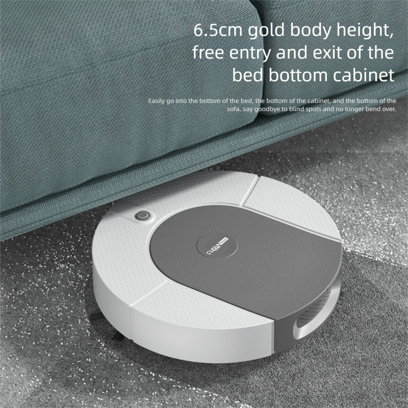 Robot For Home Use, Washing, Mopping, And Sweeping All-in-One, Ultra-Thin New Mini Rechargeable Smart Vacuum Cleaner_voghion.com