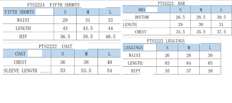 Women's running shorts four-piece yoga suit_voghion.com