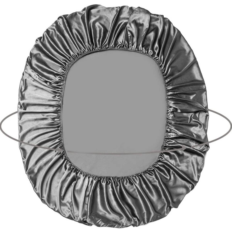 Juego de sábanas de satén de 4 piezas, ropa de cama de lujo con sábana ajustable, sábana encimera y fundas de almohada, tela ultra suave y agradable para la piel._voghion.com