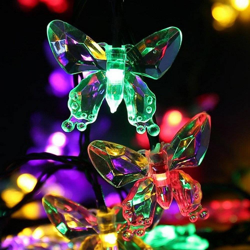 Luci solari a LED per esterni, 8 modalità di illuminazione con 22 milioni di LED, impermeabili IP65, luci decorative per feste di Natale da giardino e patio._voghion.com