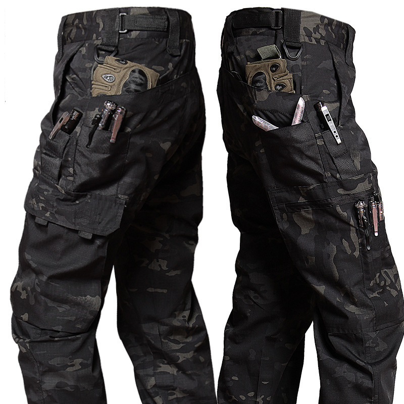 "Tactical Cargo Pants For Men – Lightweight Quick-Dry Military Work Pants With Multi-Pockets, Straight Leg Design"_voghion.com