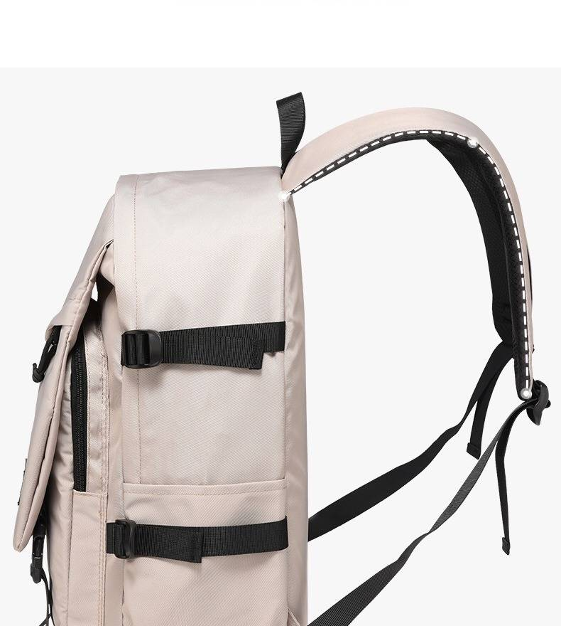 Lightweight Nylon Backpack For Travel, School & Work - Waterproof 14-Inch Laptop Compartment, Breathable Padded Straps, 36-55L Capacity_voghion.com