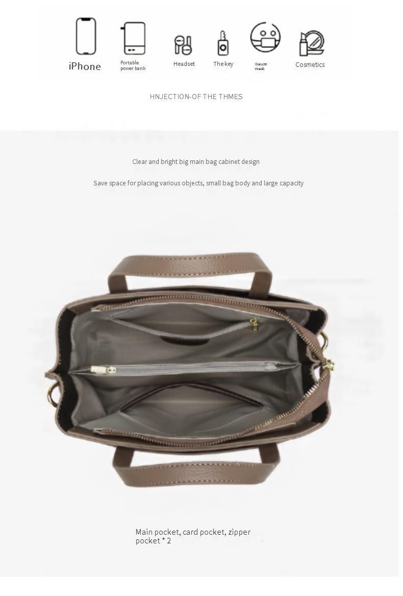 Stylish Large Capacity Women's Shoulder Bag - Versatile PU Crossbody Purse For Work & Daily Use, Multiple Pockets, Soft & Durable_voghion.com