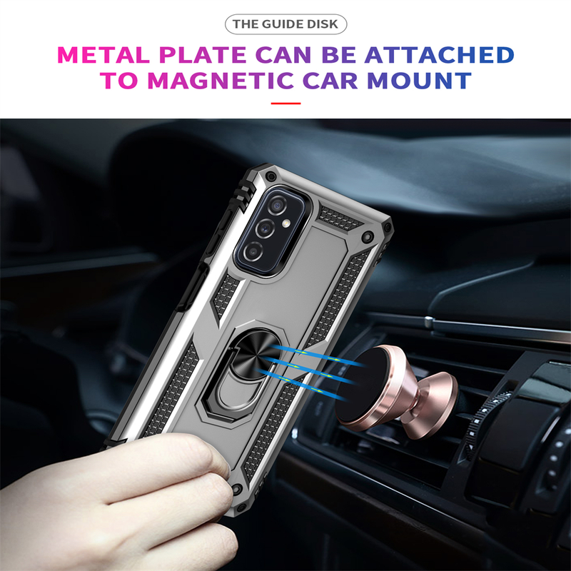 Custodia antiurto per Samsung Galaxy M52 M22 M23 M32 M12 M51 M31 M31S M21, con supporto magnetico e anello magnetico, custodia protettiva_voghion.com