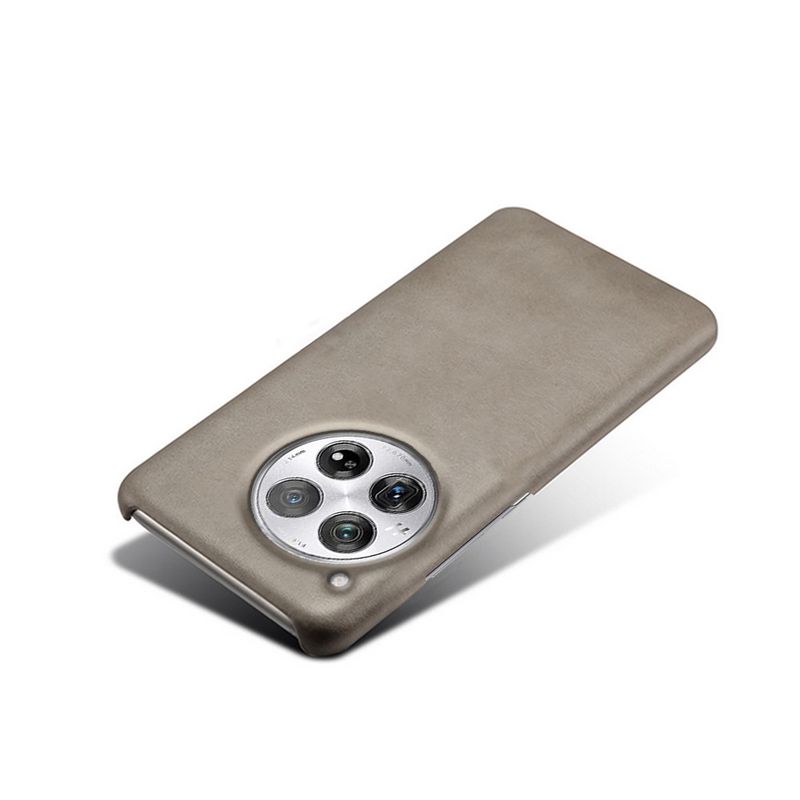 Geschikt voor OnePlus 12 mobiele telefoonhoesje, beschermhoes van kalfsleer, OnePlus 12 leren hoesje met kalfsleersticker._voghion.com