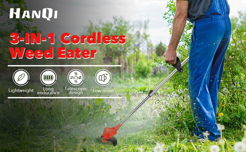 Tagliaerba elettrico professionale senza fili: tagliaerba leggero e portatile per giardino domestico, cortile e piccoli lavori di giardinaggio_voghion.com