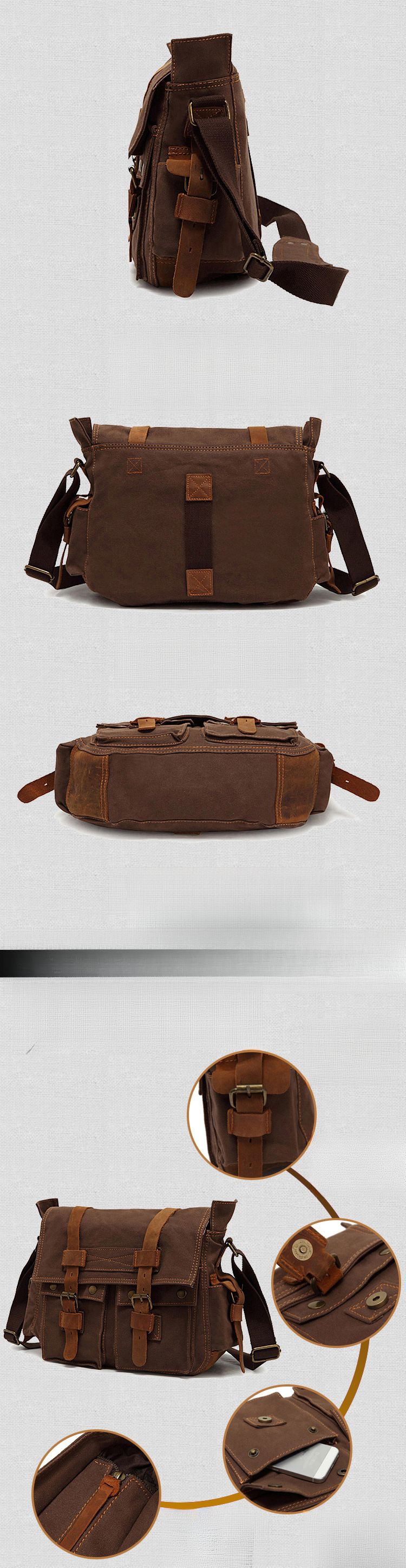 Men's Handbag Large Capacity Laptop Bag Briefcase Shoulder Bag 2025 New Arrival_voghion.com
