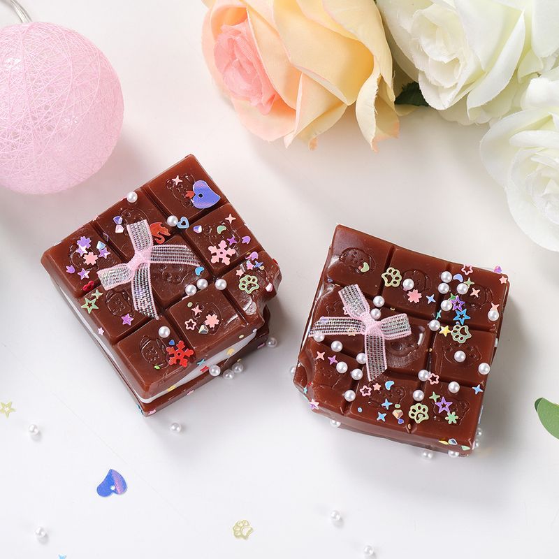 Foam Squishies Soft And Slow Rebounding Six-grid Chocolate Pinching Fun For Students To Relieve Stress_voghion.com