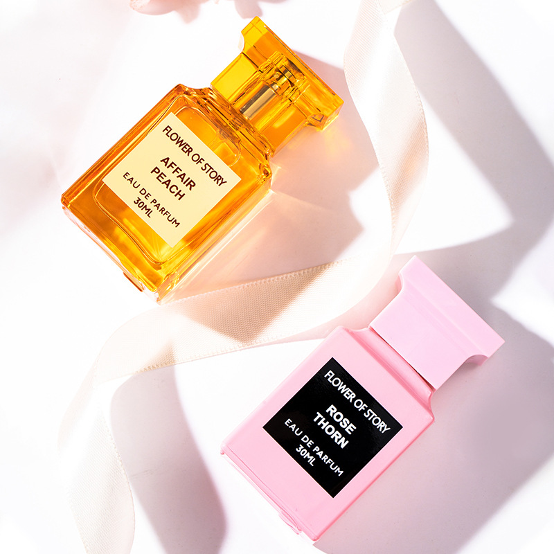 Perfume Flower Story para mujer, transmisión en vivo, fragancia ligera y duradera, fresco, para estudiantes, caja de regalo asequible._voghion.com