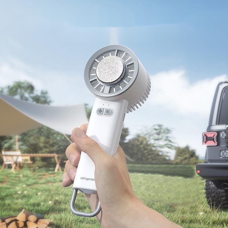 Kalte Kompresse Halbleiterkühlung USB-Ladegerät Mini Tragbarer Handventilator für Reisen im Freien_voghion.com