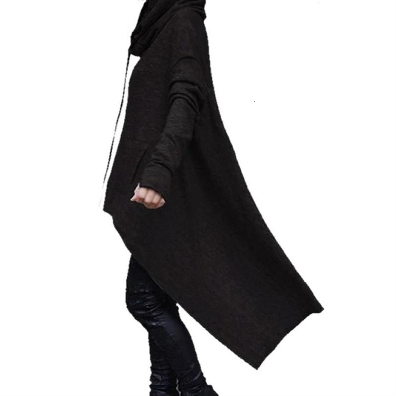 Long dress Hoodies For Women Halloween good witch Letters Print cloak Punk Hoodies Woman Kawaii Sweatshirt Femmes Tops_voghion.com