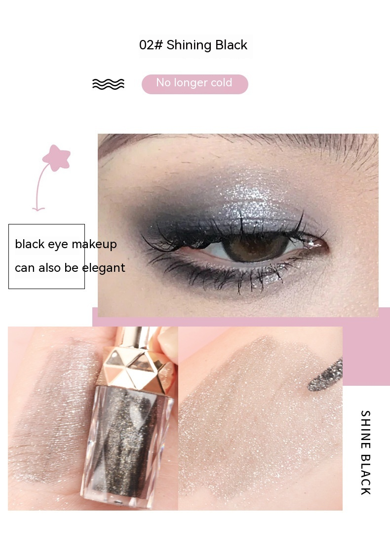 YANQINA Liquido lucido Perla Lucentezza Polvere Colore Trucco Ombretto monocromatico Cosmetici_voghion.com