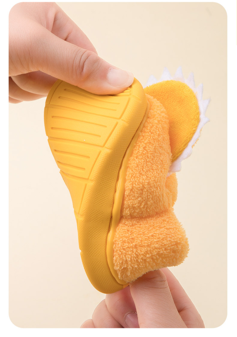 Scarpe per bambini Pantofole di cotone Invernali Coccodrillo Cartone animato Carino Borsa Tacco Caldo Antiscivolo Spesse Morbide Scarpe_voghion.com