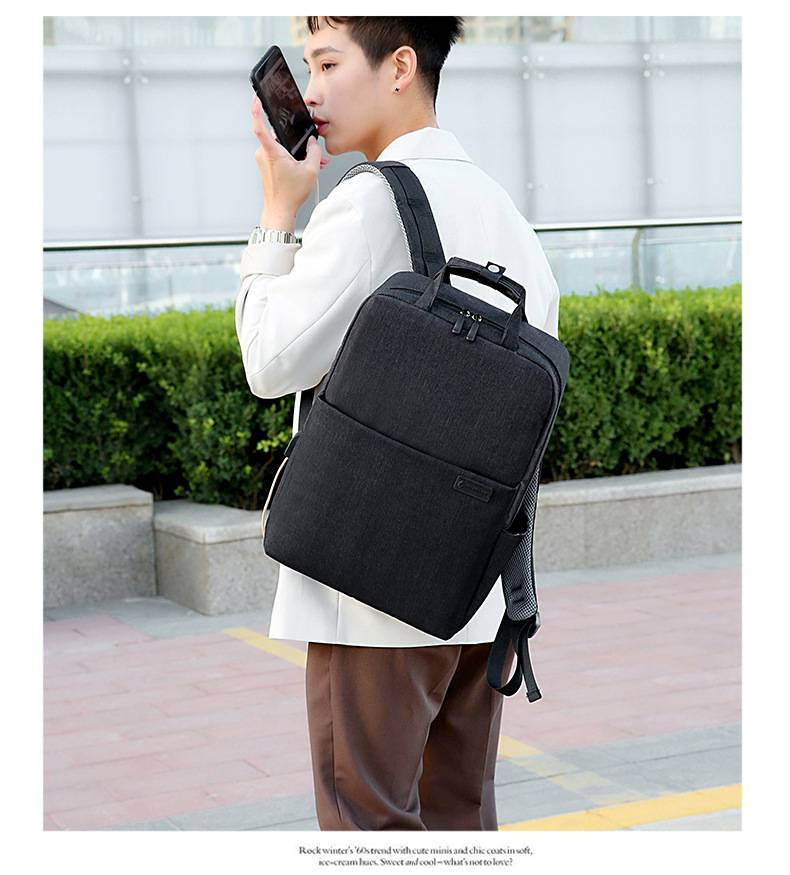 Women's Backpack Men's Business Smart Usb Computer Backpack Shoulder Travel Bag Backpack_voghion.com