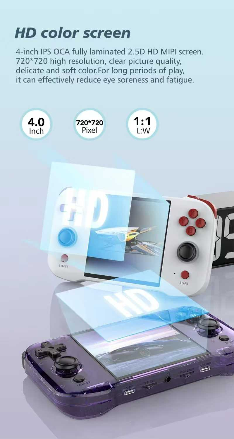 Retro-Spielekonsole, Ultra-High-Definition-Bildschirm, professioneller Gaming-Chip, 400 in einem Retro-Camouflage-Macaron, 500 Spiele-Doppel-Tetris_voghion.com