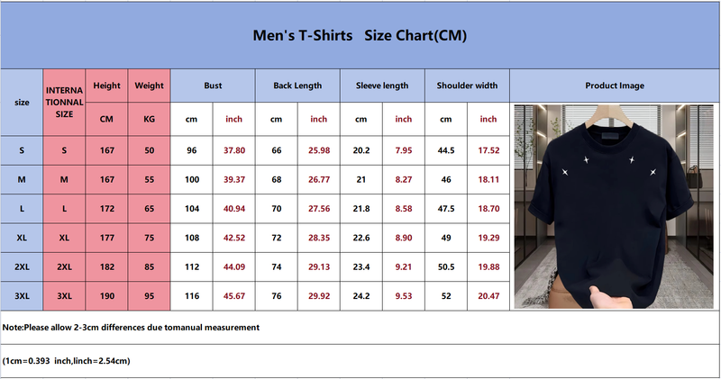 Maglietta estiva pesante da uomo a maniche corte in 100% cotone, da uomo, versatile, casual, a maniche corte, da abbinare a un paio di top._voghion.com