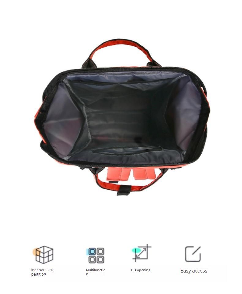 MADINI Fashionable & Lightweight Diaper Backpack For Women, Large Capacity Multifunctional Mommy Bag With Insulated Pockets_voghion.com