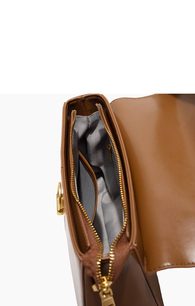 Vintage-inspirierte Handtasche aus PU-Leder für Damen – Stilvolle Umhänge- und Schultertasche mit Schlossverschluss, geräumigem Innenraum, in verschiedenen Farben erhältlich_voghion.com