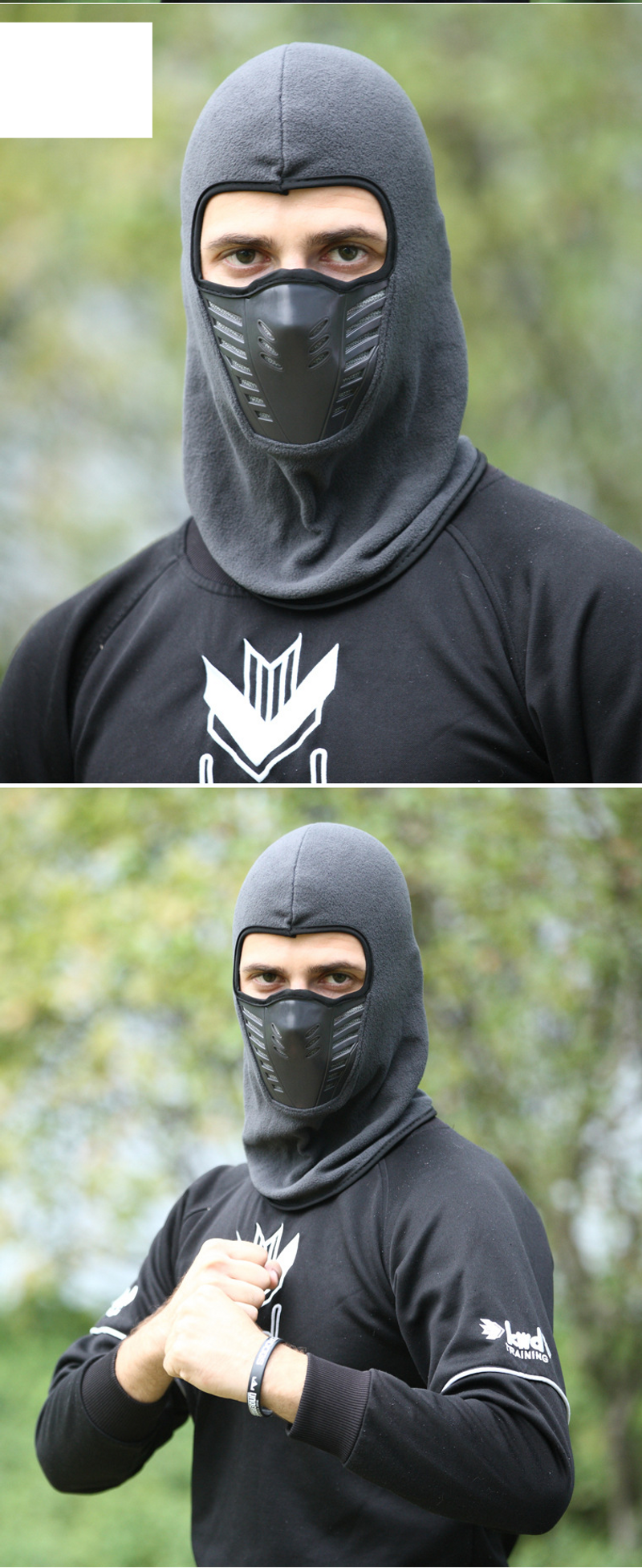Mască de protecție pentru cap unisex de iarnă pentru bărbați și femei, pentru ciclism, schi, sporturi în aer liber, protecție pentru față, CS, pentru frig și fleece gros și cald_voghion.com