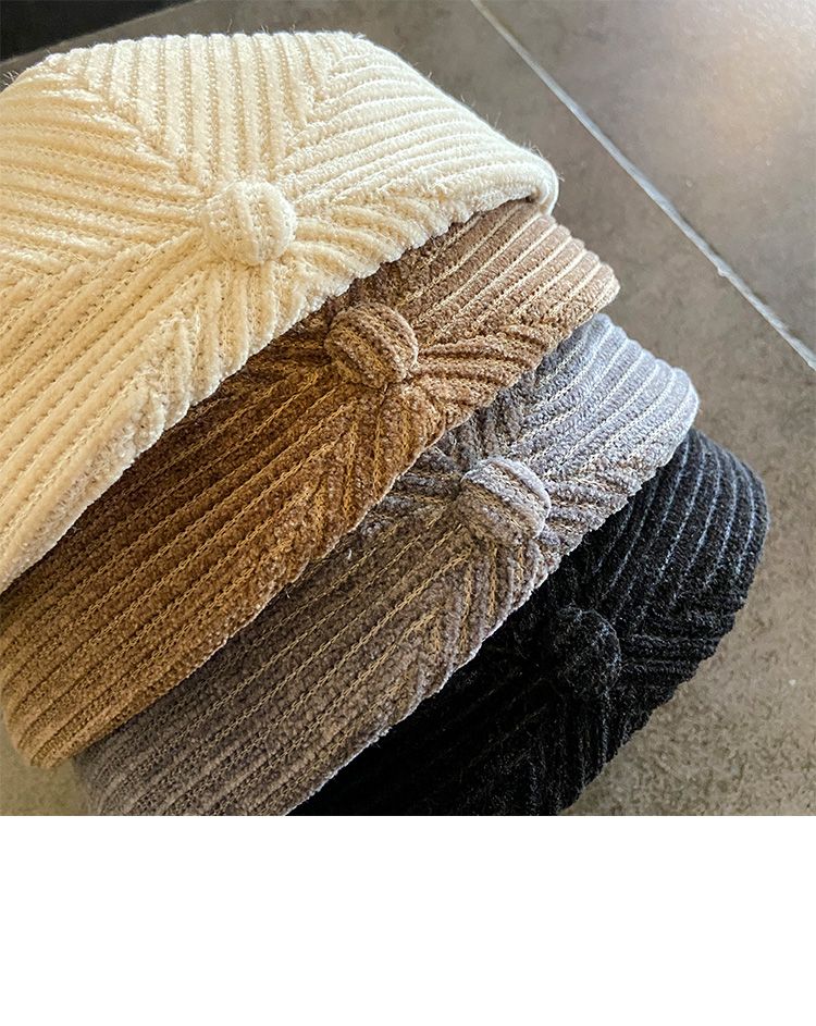 Heißer Verkauf Baseball Herbst Winter Einfarbig Trendy Cord Koreanische Einstellbare Hysterese Hüte Für Frauen Männer Mode Kappe Weibliche_voghion.com