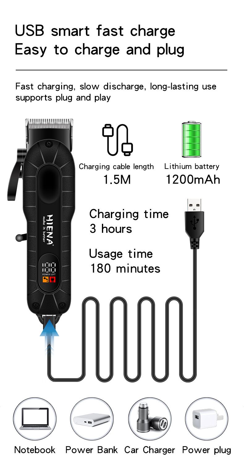 Cortapelos afeitado eléctrico profesional cabeza grasa peluquería tallado cortapelos eléctricos cabeza calva afeitado cortapelos peluquero dedicado_voghion.com