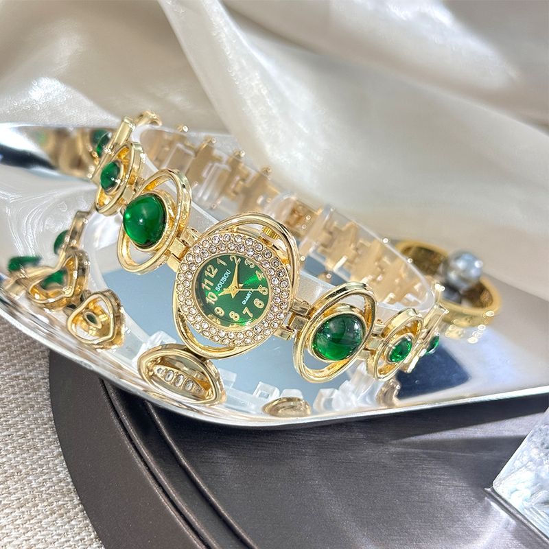 Orologio da donna alla moda, digitale, di lusso, con pietra, semplice, con decorazione a forma di nebulosa, per lavoro quotidiano, compleanno, anniversario, regalo di San Valentino_voghion.com