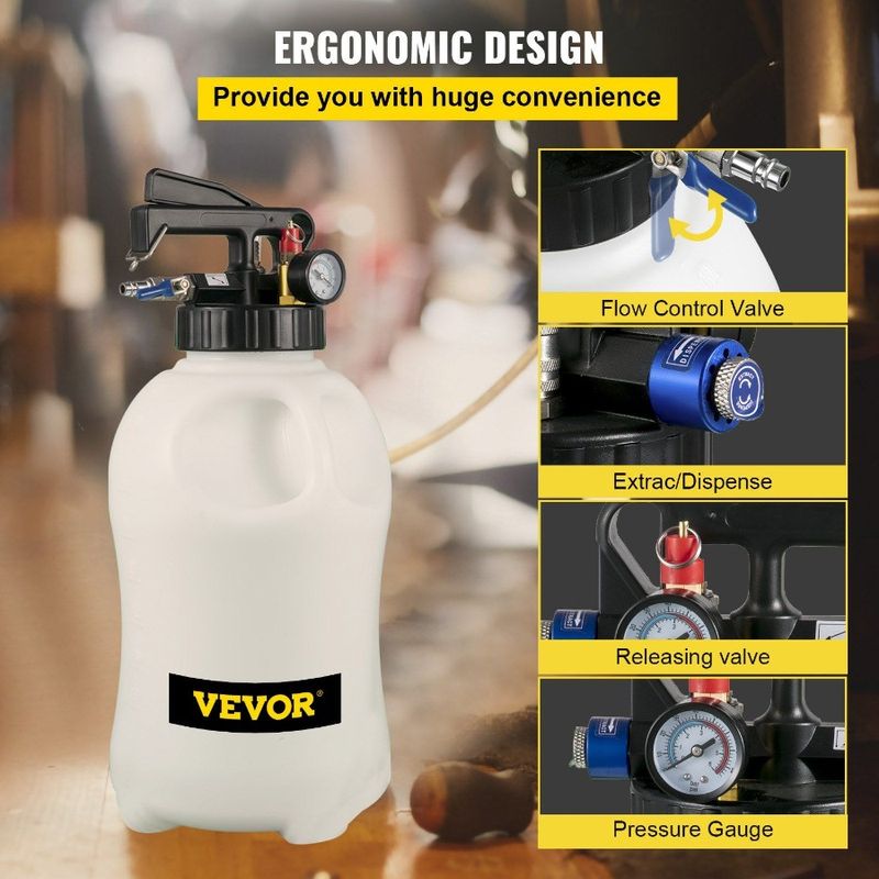 Large Liquid Automatic And Fluid System 10 Extractor Way ATF Dispenser Oil 2 Pump Manual Capacity Transmission Liter Tr Refill_voghion.com