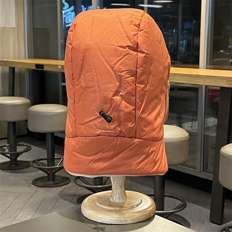 Lei Feng Sieviešu Winer Down Coon sabiezināts un silts Inegraed Ear Outdoor Riteņbraukšanai vēja necaurlaidīgs kakla aizsargs_voghion.com