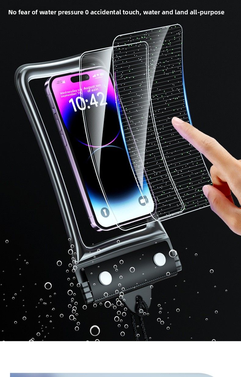 Wasserdichte Handytasche mit schwimmendem Touchscreen-Airbag, Schwimmen, Rafting, 70 % Rabatt auf gradversiegelte Tauchtasche für Fahrer_voghion.com