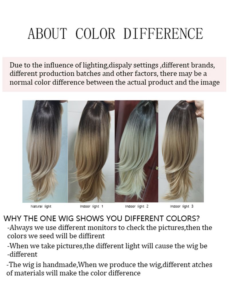 Vroče prodajana Evropa in Amerika Priljubljena rjava gradientna dolga ravna kemična vlakna barvana lasulja iz visokotemperaturne svilene lasulje za ženske_voghion.com