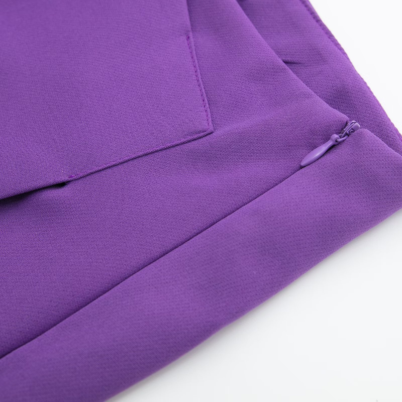 Womens' clothes new fashion solid color asymmetric slim culottes women's shorts A8YS7135_voghion.com