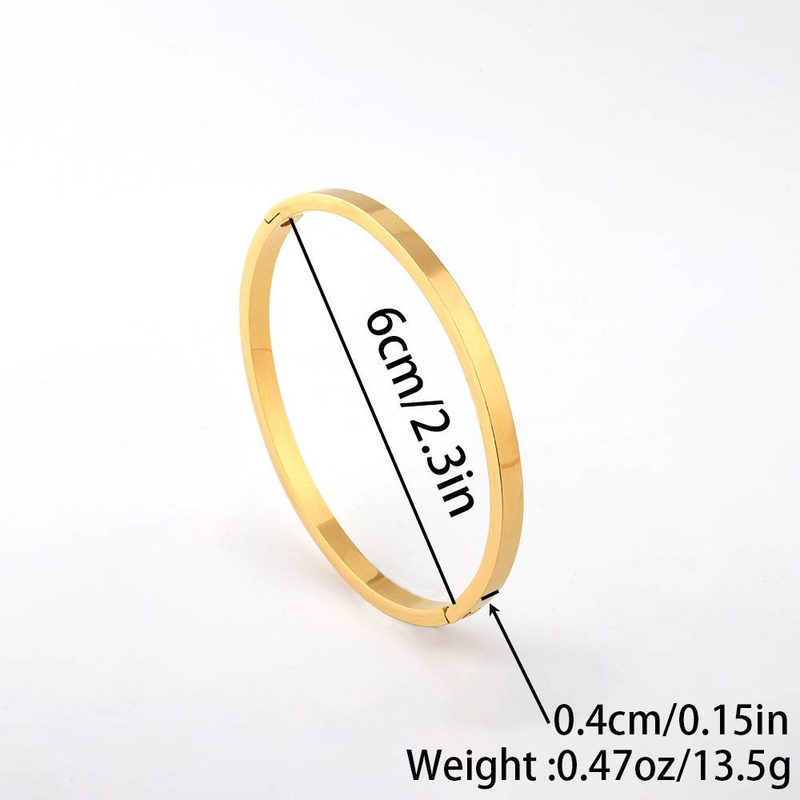 Bracelet en titane 1 pièce Vêtements de travail pour jeunes simples et à la mode_voghion.com