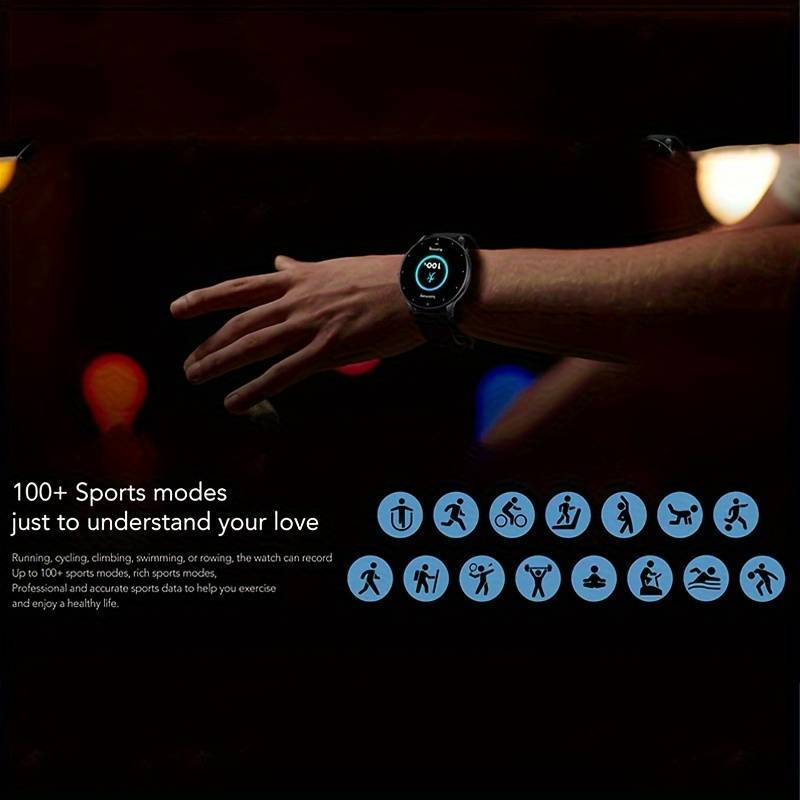 Smart Watch, 1.28 Full Touch Screen Smart Watch, Gift for Men and Women_voghion.com