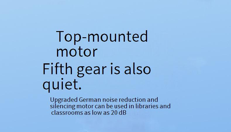 Desktop-Ventilator USB wiederaufladbarer Lichtton Mini-Büro-Studentenwohnheim Kleiner tragbarer Nachttischventilator_voghion.com