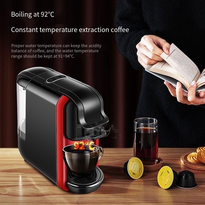 Automatic Capsule Coffee Machine – 19Bar Pressure, Compact Design, Multi-Functional For Espresso & Americano, 1.2L Tank (EU Plug)_voghion.com
