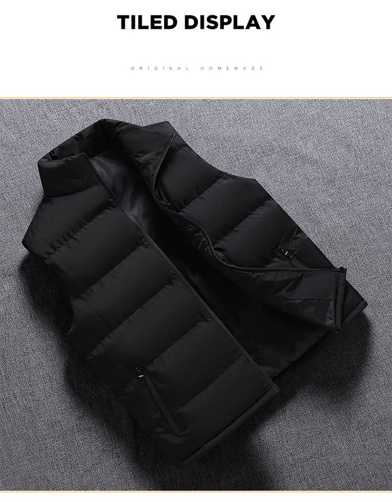 Gilet trapuntato senza maniche da donna - Gilet imbottito invernale caldo con tasche laterali, gilet unisex foderato in pile in nero/beige/carbone/rosso_voghion.com