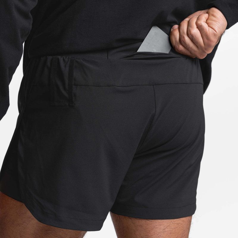 Shorts de gimnasio de 12,7 cm para hombre: malla transpirable para entrenamiento de verano (tejido elástico, secado rápido y ligero)_voghion.com