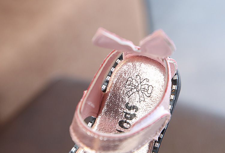 Sandalias con orejas de conejo de verano para niñas de 1 a 12 años, bolso de zapatos romano con diamantes de imitación y lentejuelas, punta expuesta media y grande_voghion.com