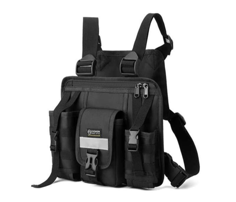 【 Kolekce 1200 lidí 】 Taktická trendy značková vesta COS Charter Backpack Outdoor Pánská taška přes rameno pro volný čas 926 Work_voghion.com