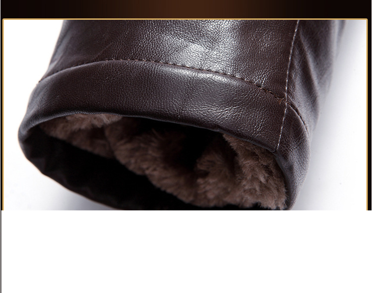 Abrigo largo de piel de mapache de invierno con cuello de piel grande para hombre abrigo de cuero grueso_voghion.com