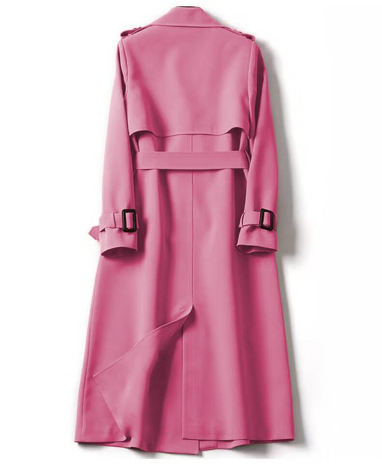 Ženski Temperament Slim Slim Waist Modni Trench Coat_voghion.com
