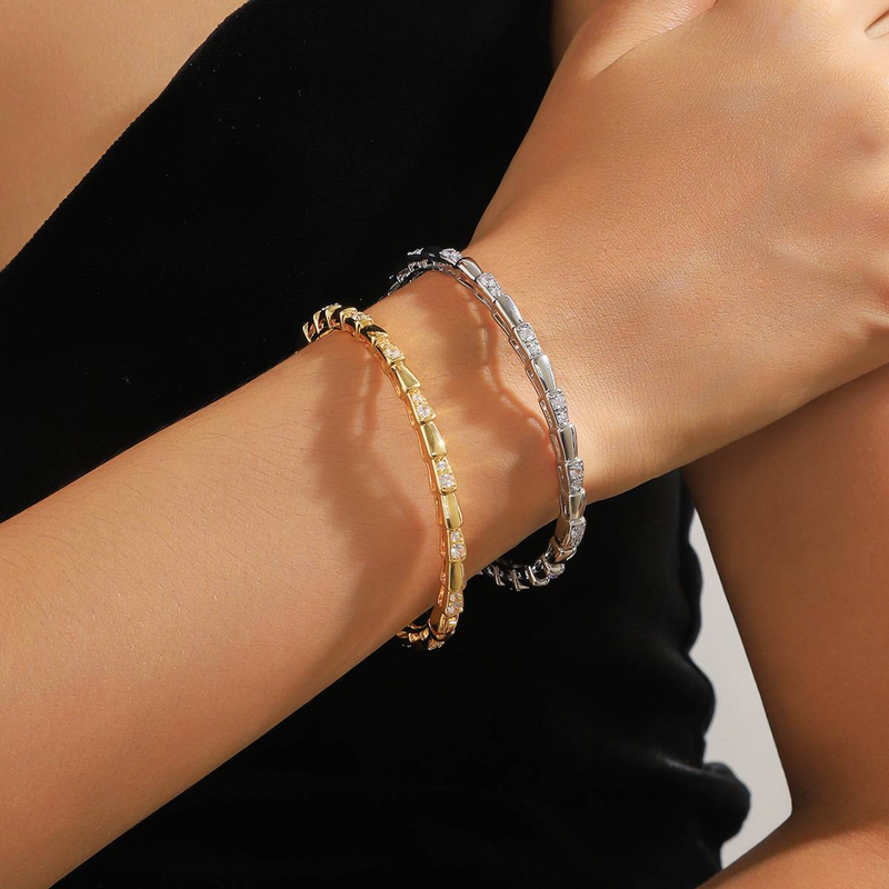 Hot Sale In The Middle East! Copper Plated Real Gold Bracelet, Niche Design, Fashionable And Versatile_voghion.com