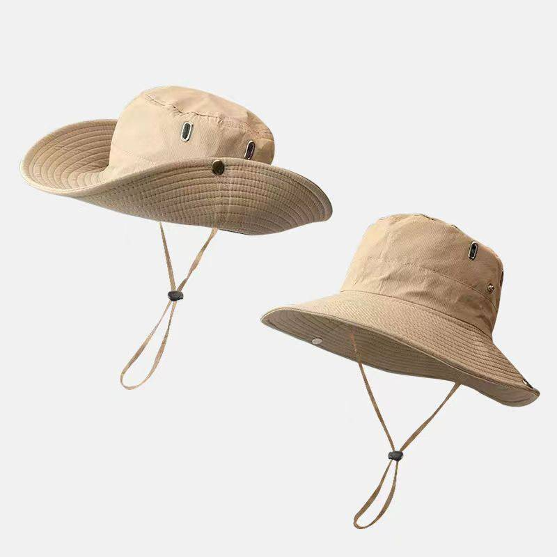 Cappello da pescatore ad asciugatura rapida - Protezione solare UPF50+ per uomo e donna - Cappello da cowboy per esterni per ciclismo/escursionismo (cappello estivo unisex in stile western)_voghion.com