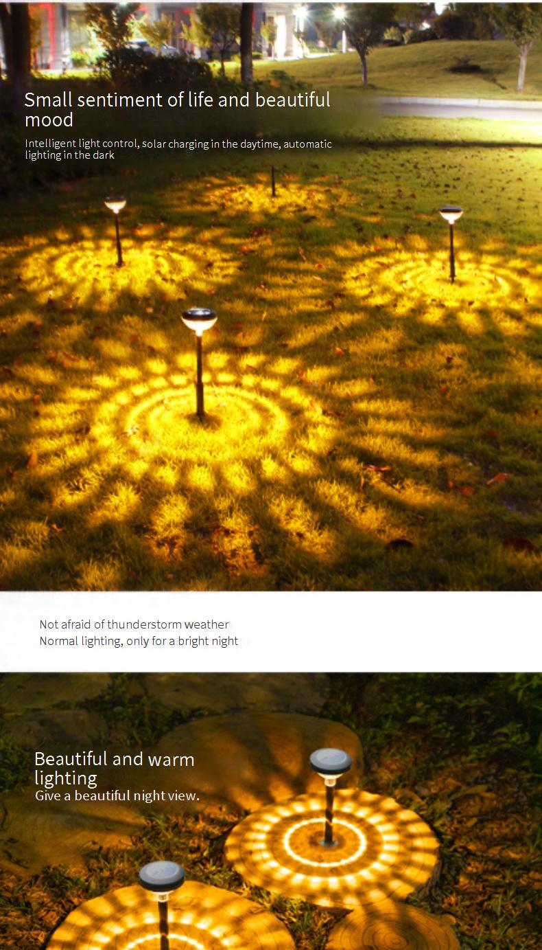 Luci solari da giardino UFO per esterni, luci decorative retrò da 49 cm di altezza con LED a luce bianca calda/fredda e RGB che cambiano colore - Sensore dal tramonto all'alba_voghion.com