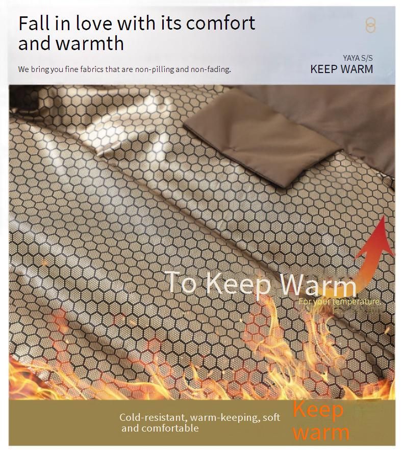 Gilet matelassé à col montant – Doudoune d'hiver coréenne sans manches pour femme (M-XL, Noir/Crème/Bordeaux/Marron)_voghion.com