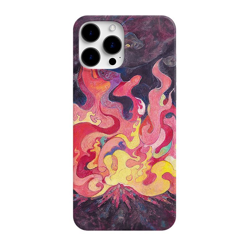 【 92% Positive Review Rate 】 Flame Mountain 15promax Phone IPhone 14 Film 13 Hard Case 12/11 Chinese Style XS/XR/8_voghion.com