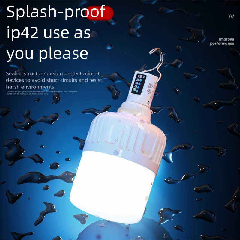 Żarówka akumulatorowa Shenhuo SupFire GT10-S, awaryjna, wisząca, do użytku na zewnątrz, do oświetlenia stoiska na targu nocnym_voghion.com