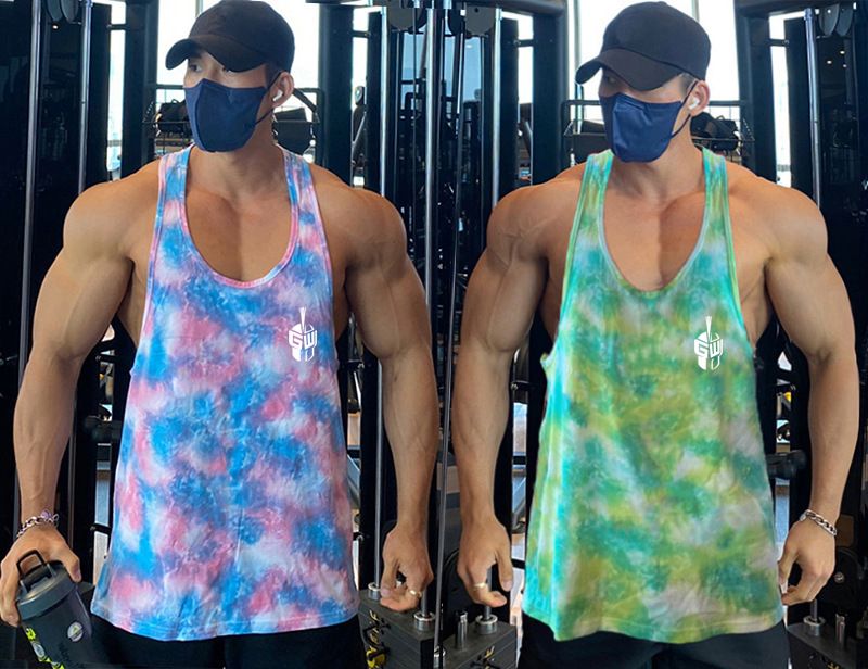 Heren Muscle Fitness Vest, Snel drogende marathonsporten, Racetraining, Mouwloze uitrusting, Sportkleding_voghion.com